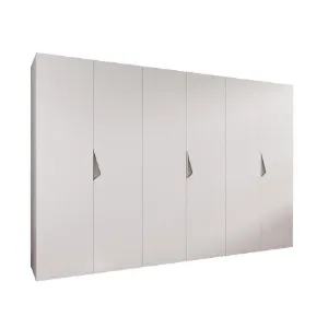 Obrazek Szafa Sandi 1-300 (3x100) biały/kaszmir