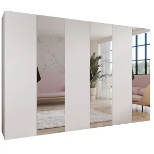 Obrazek Szafa Sandi 2-300 (3x100) biały/czarny