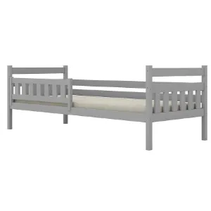 Obrazek Łóżko Dawid standard + barierka 80x160 szary