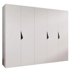 Obrazek Szafa Sandi 1-250 biały/czarny