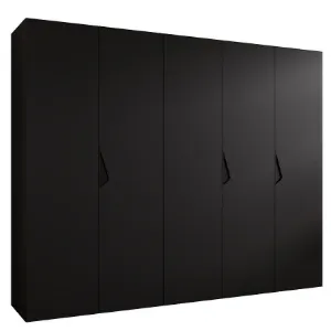 Obrazek Szafa Sandi 1-250 czarny/czarny