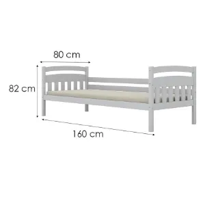 Obrazek Łóżko Tosia standard 80x160 biały