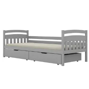 Obrazek Łóżko Tosia duże szuflady 80x200 szary