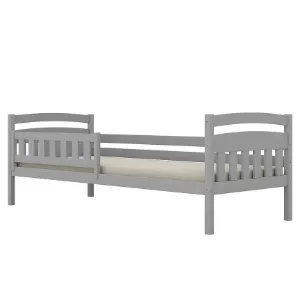 Obrazek Łóżko Tosia standard + barierka 80x180 szary