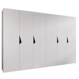 Obrazek Szafa Sandi 1-300 (2x150) biały/czarny