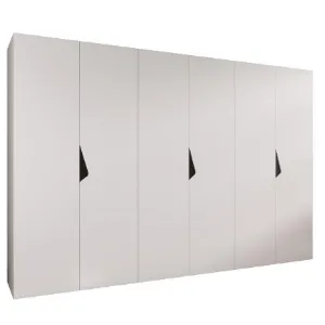 Obrazek Szafa Sandi 1-300 (3x100) biały/czarny