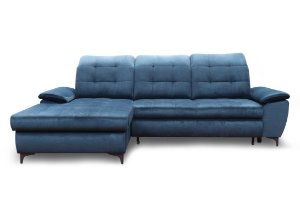 Obrazek Narożnik z funkcją spania Crystal granatowy wersja prawa