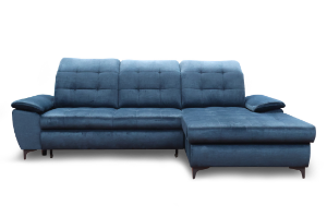 Obrazek Narożnik z funkcją spania Crystal granatowy wersja lewa