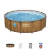 Obrazek Basen stelażowy okrągły z pompą 4,27 X 1,07 m deska BESTWAY 561JM