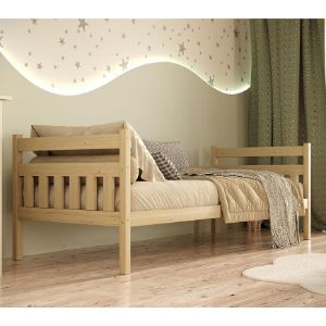 Obrazek Łóżko Dawid standard 90x200 naturalne, lakierowane
