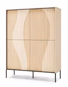 Obrazek Komoda czterodrzwiowa wysoka Flow FW-02
