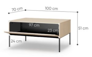 Obrazek Stolik kawowy Flow FW-06