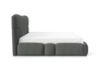 Obrazek Łóżko tapicerowane Ophelio 120x200 szary bez oświetlenia LED