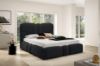 Obrazek Łóżko tapicerowane Ophelio 120x200 czarny bez oświetlenia LED
