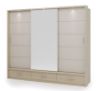 Obrazek Szafa z lustrem Arti 250 AR-01 dąb barista/beż piaskowy