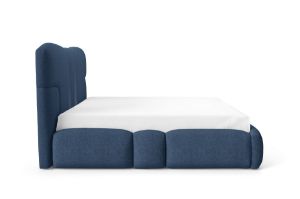 Obrazek Łóżko tapicerowane Ophelio 140x200 niebieski bez oświetlenia LED