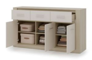 Obrazek Komoda Arti AR-09 dąb barista/beż piaskowy