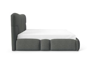 Obrazek Łóżko tapicerowane Ophelio 140x200 szary bez oświetlenia LED