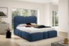 Obrazek Łóżko tapicerowane Ophelio 160x200 niebieski bez oświetlenia LED