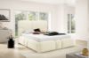 Obrazek Łóżko tapicerowane Ophelio 180x200 kremowy bez oświetlenia LED