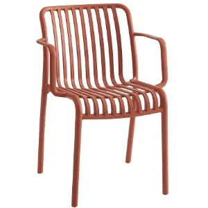 Obrazek Krzesło ogrodowe czerwone