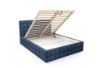 Obrazek Łóżko tapicerowane Dopio 140x200 granatowy