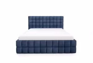 Obrazek Łóżko tapicerowane Dopio 140x200 granatowy