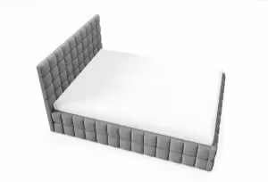 Obrazek Łóżko tapicerowane Dopio 140x200 jasny szary