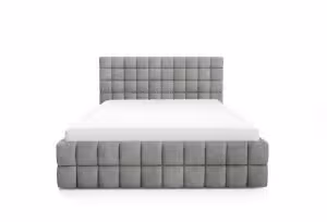 Obrazek Łóżko tapicerowane Dopio 140x200 jasny szary