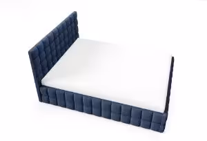 Obrazek Łóżko tapicerowane Dopio 160x200 granatowy