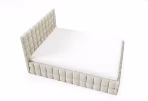 Obrazek Łóżko tapicerowane Dopio 160x200 kremowy