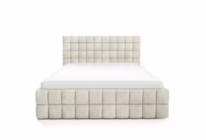 Obrazek Łóżko tapicerowane Dopio 160x200 kremowy