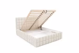 Obrazek Łóżko tapicerowane Dopio 160x200  kremowy