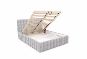 Obrazek Łóżko tapicerowane Dopio 160x200  popielaty