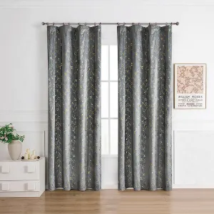 Obrazek Zasłona na taśmie DONA 2504-15/210GSM 140x250 szary