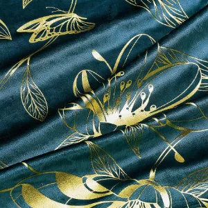 Obrazek Zasłona na przelotkach INESS 2504-4/210GSM 140x250 turkusowy