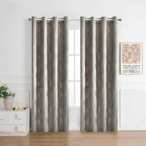 Obrazek Zasłona na przelotkach MARMA 2504-2/210GSM 140x250 szary