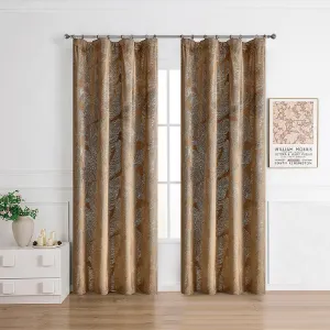 Obrazek Zasłona na taśmie MOLLY RQ-198/210GSM 140x250 brązowy