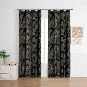 Obrazek Zasłona na taśmie MOLLY RQ-198/210GSM 140x250 czarny