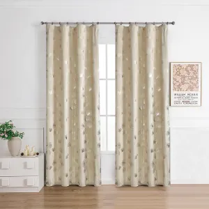 Obrazek Zasłona na taśmie GINKO RQ-015/210GSM 140x250 beżowy