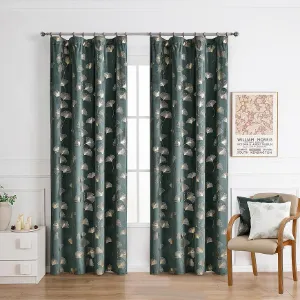 Obrazek Zasłona na taśmie GINKO RQ-015/210GSM 140x250 zielony