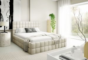 Obrazek Łóżko tapicerowane Dopio 180x200 śmietankowy