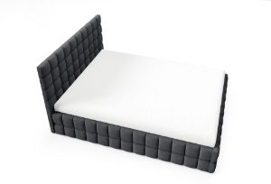 Obrazek Łóżko tapicerowane Dopio 180x200 ciemny szary