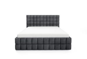 Obrazek Łóżko tapicerowane Dopio 180x200 ciemny szary