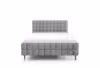 Obrazek Łóżko tapicerowane z nogami Dopio 140x200 jasny szary