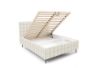 Obrazek Łóżko tapicerowane z nogami Dopio 140x200  kremowy