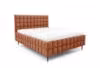 Obrazek Łóżko tapicerowane z nogami Dopio 140x200 pomarańczowy