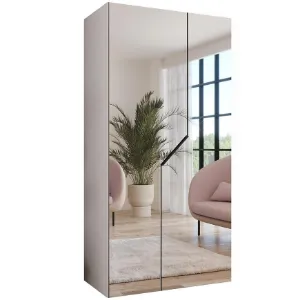 Obrazek Szafa Andrew 3-100 biały/czarny