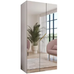 Obrazek Szafa Andrew 3-100 biały/złoty