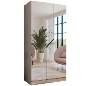 Obrazek Szafa Andrew 3-100 kaszmir/czarny